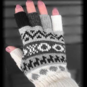 Colored Fingerless Gloves